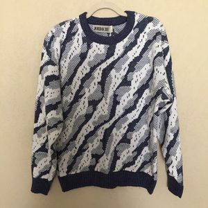 Vintage Jordache Men’s Sweater Wild Stripes